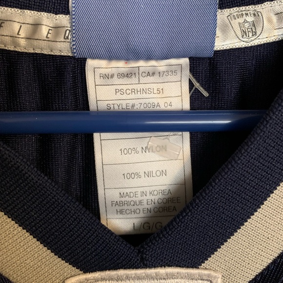 New England Patriots #4 Adam Vinatieri Jersey L Blue NFL - Picture 4 of 4